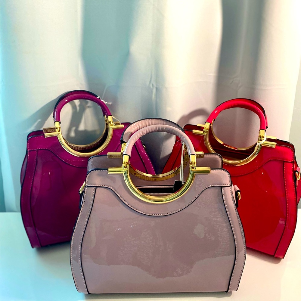 Patent leather bags